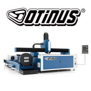 Sofort verfügbar: offene CNC-Laserschneidanlagen mit Rotator, von Otinus
