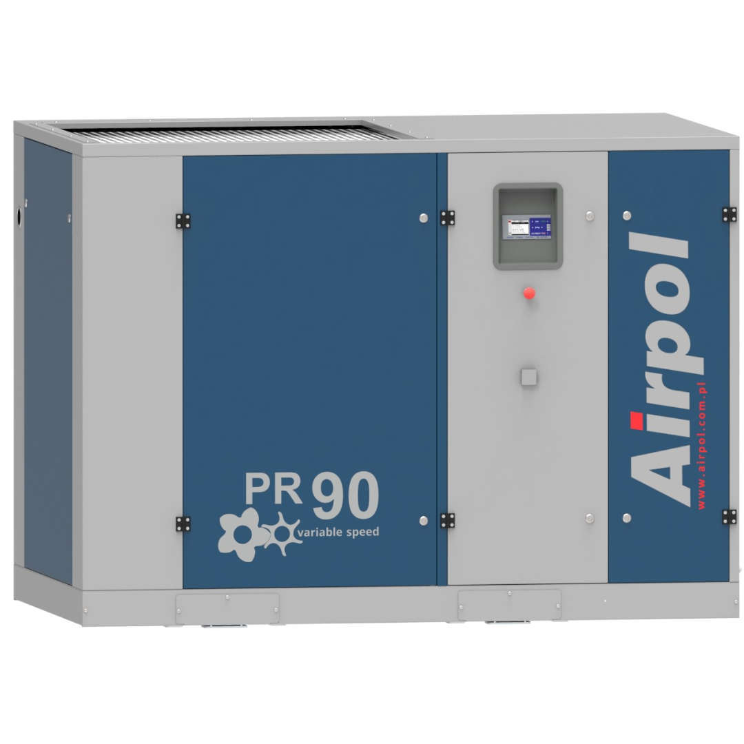 Schraubenkompressor mit Frequenzumrichter – Airpol PR90