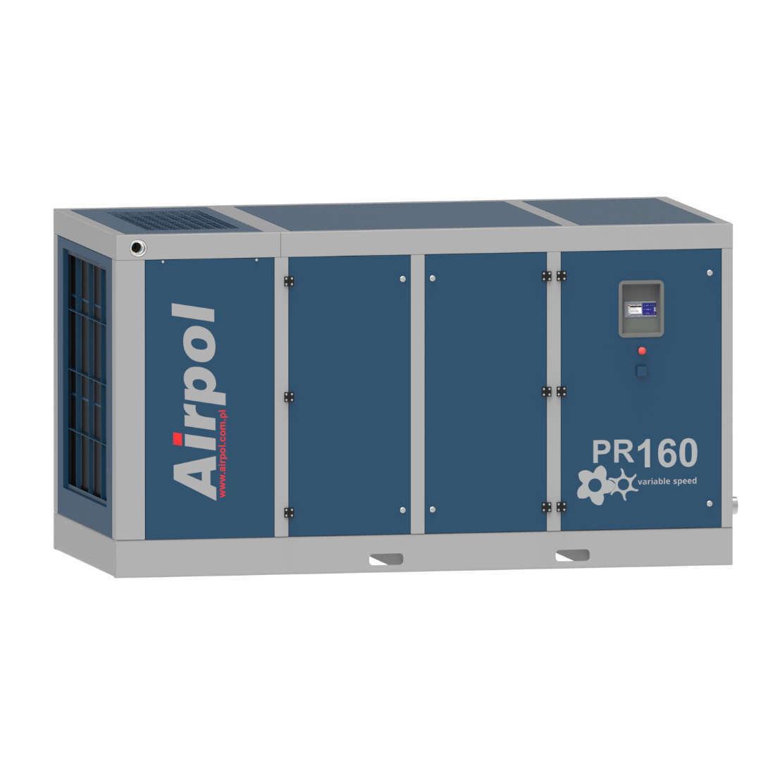 Sprężarka śrubowa olejowa z falownikiem- Airpol PR 160