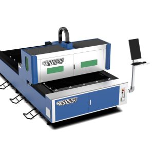 Offene Faserlaserschneidanlage mit abgedecktem 3000 W